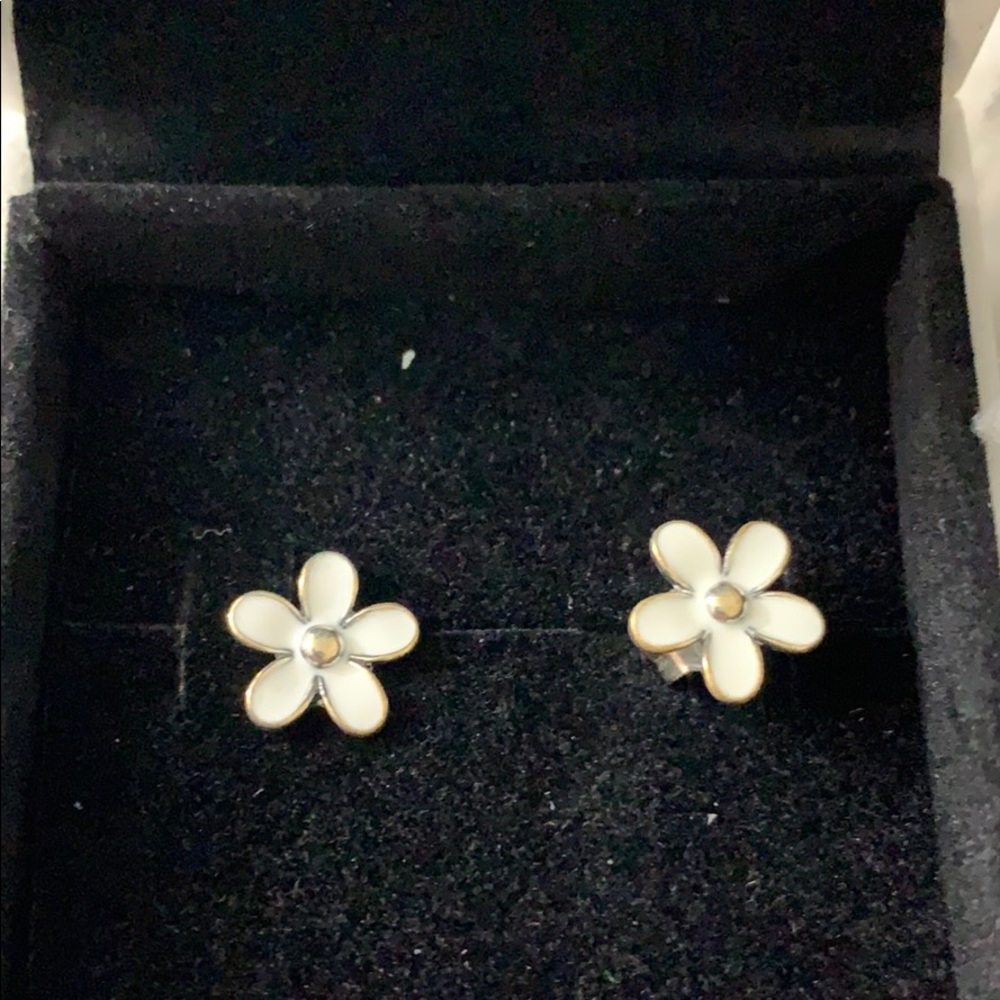 Pandora daisy stud earrings